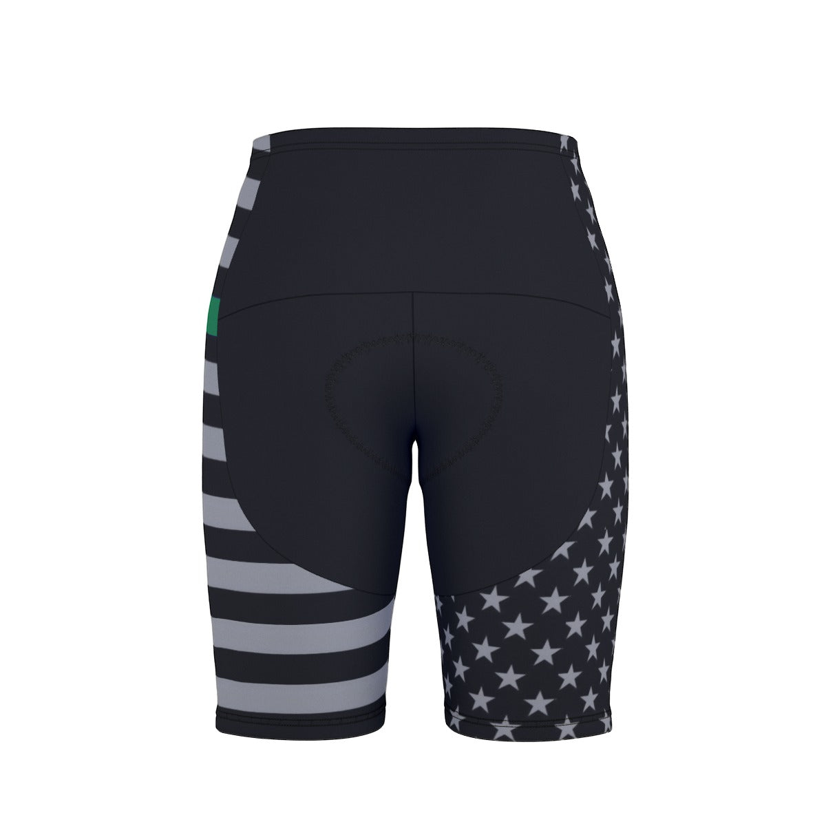 Thin Green Line (subdues) Flag Inspired Men’s Cycling Shorts