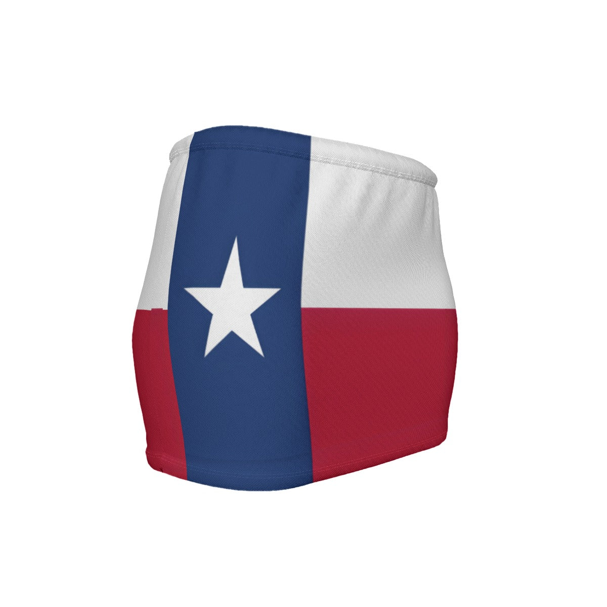 Texas Flag Inspired Women’s Slinky Micro Mini Skirt