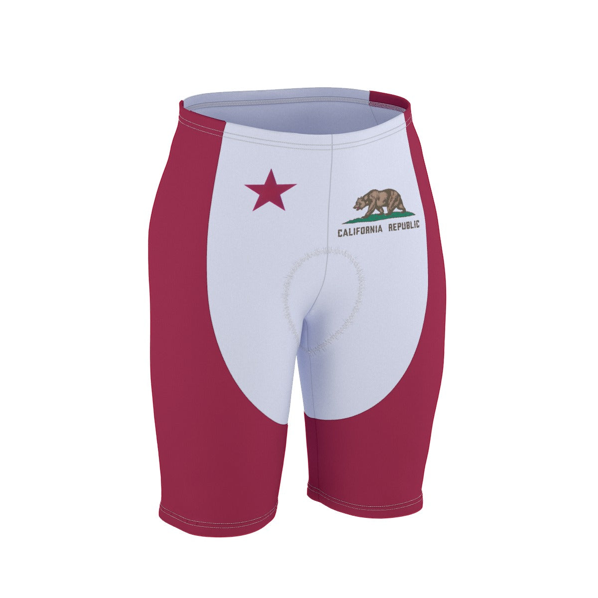 California Flag Inspired Men’s Cycling Shorts