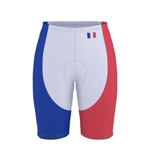 France Flag Inspired Men’s Cycling Shorts