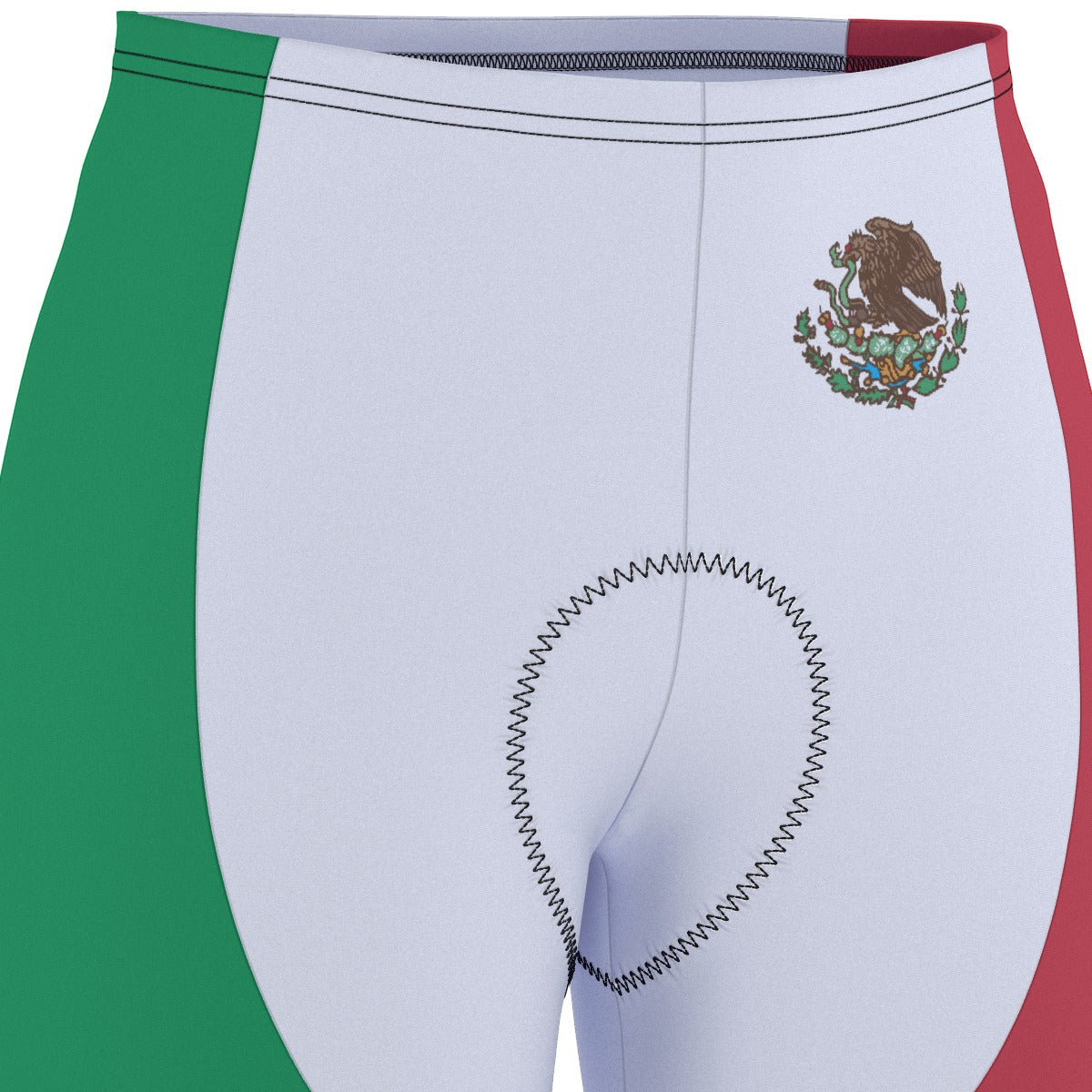 Mexico Flag Inspired Men’s Cycling Shorts