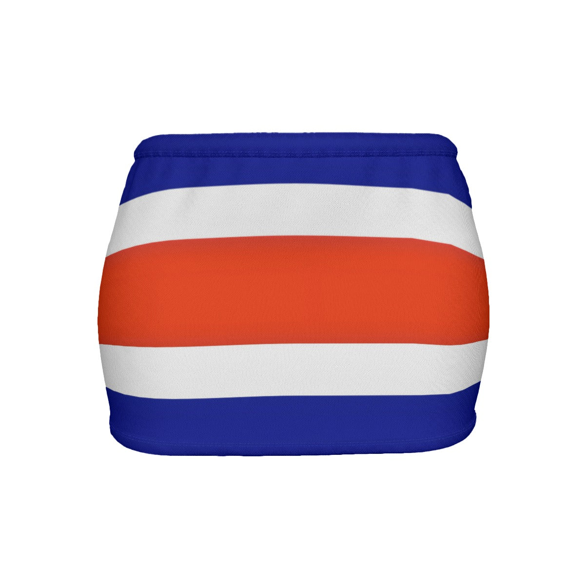 Costa Rica Flag Inspired Women’s Slinky Micro Mini Skirt