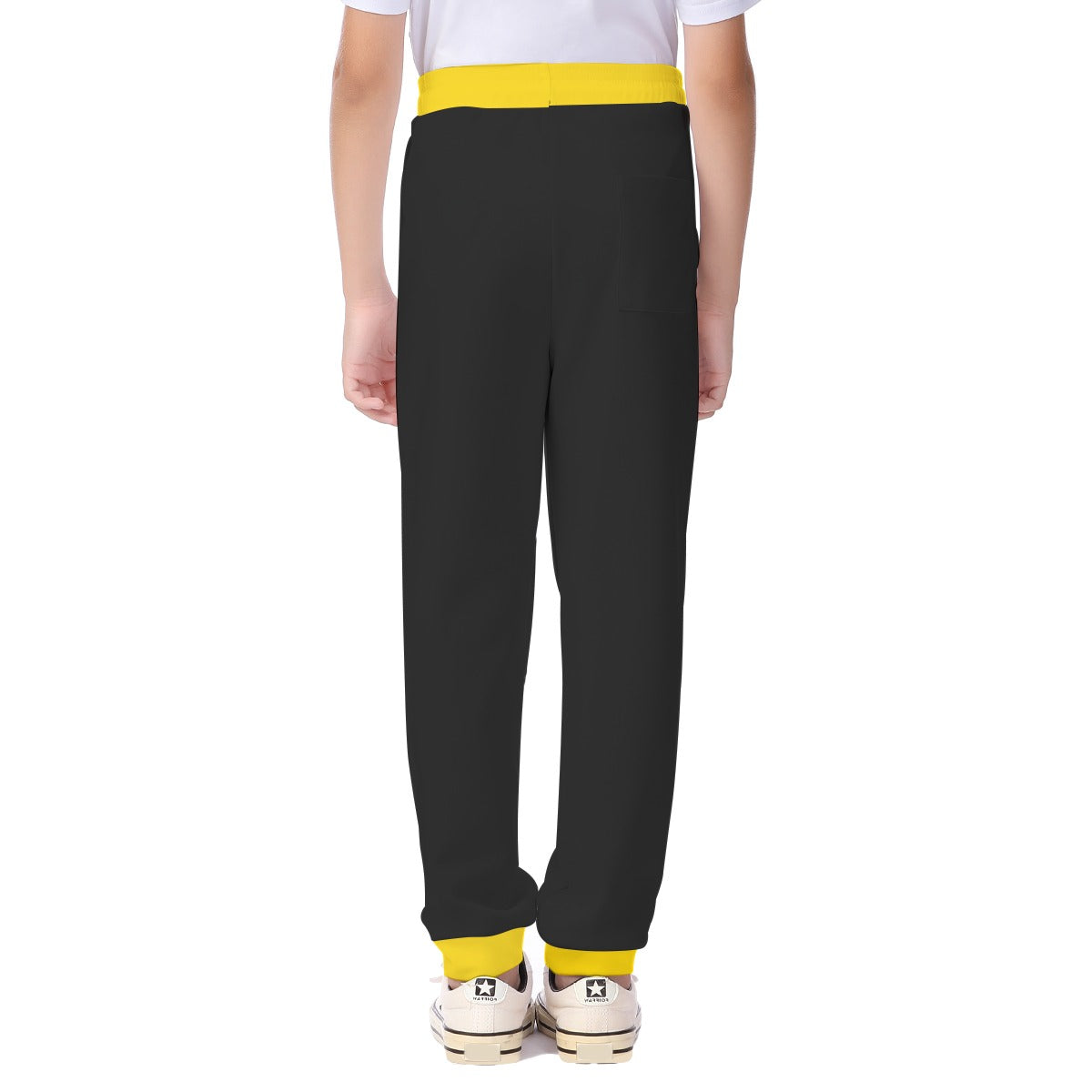 Thin Gold Line Flag Inspired Unisex Kids' Casual Pants Style-2