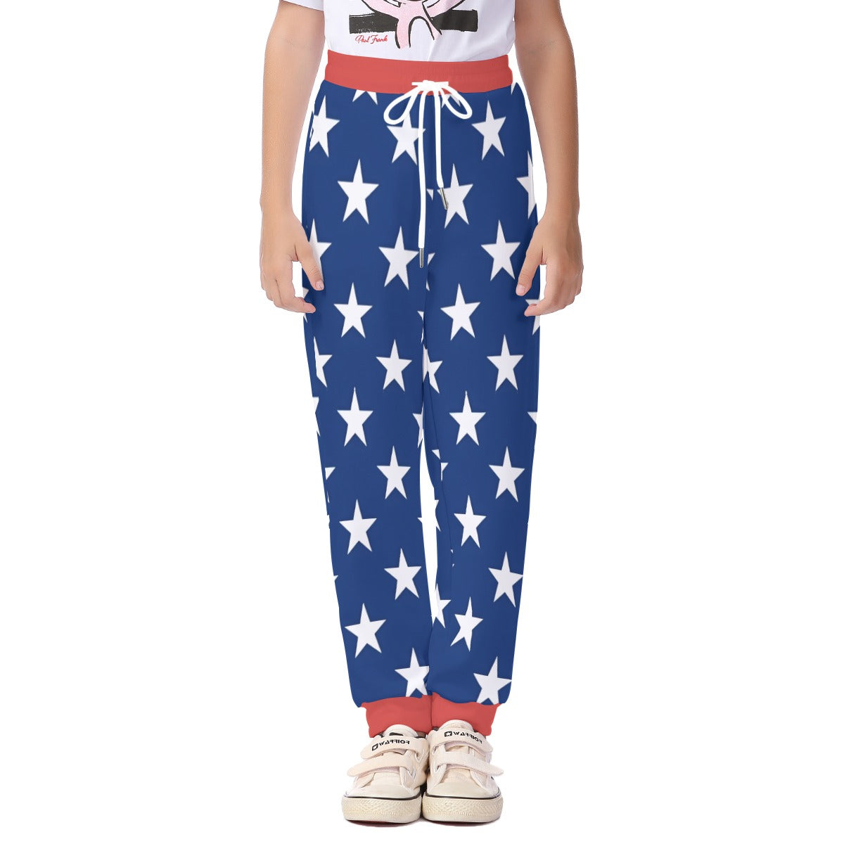 USA/America Flag Inspired Unisex Kids' Casual Pants