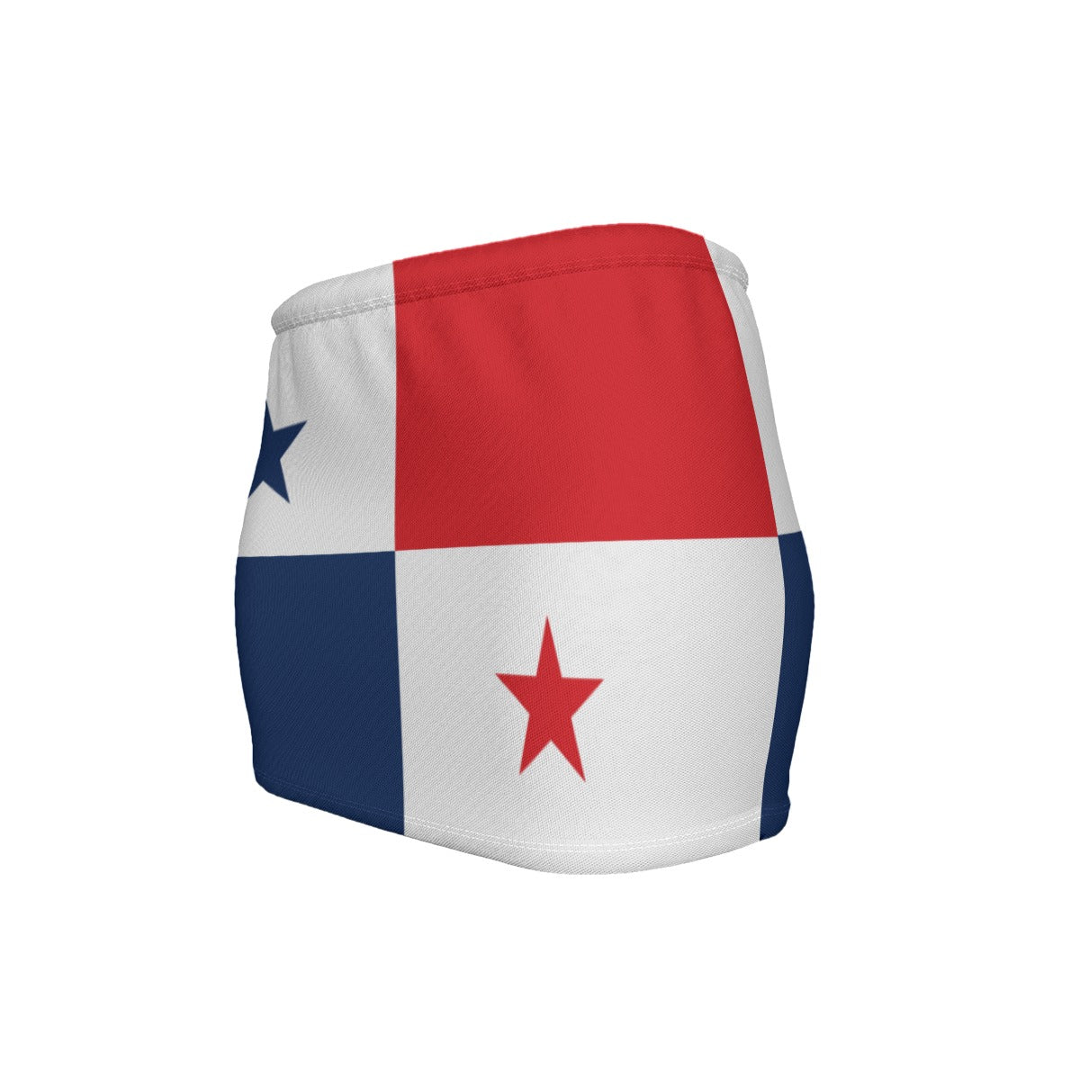 Panama Flag Inspired Women’s Slinky Micro Mini Skirt