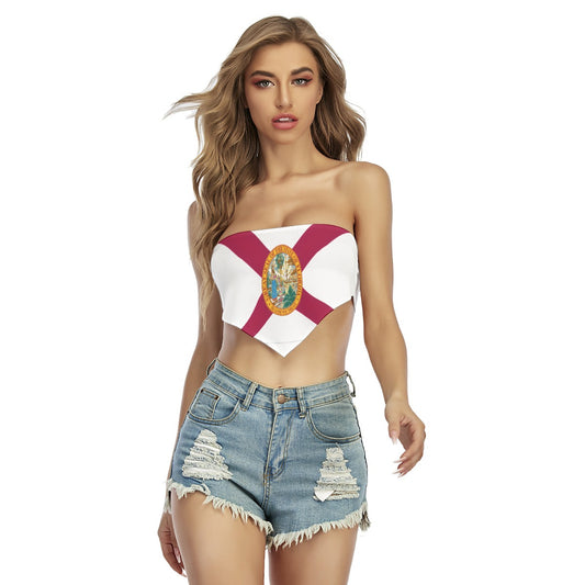 Florida Flag Inspired Women’s Triangle Tube Top