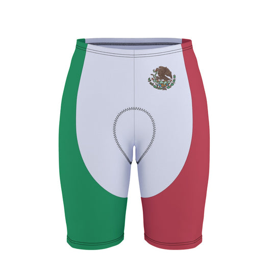 Mexico Flag Inspired Men’s Cycling Shorts