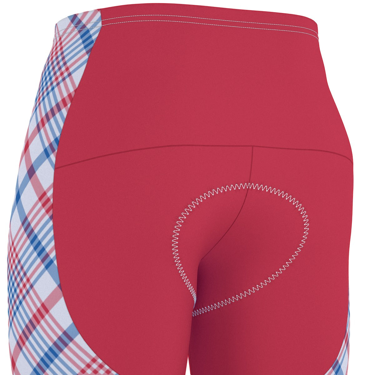 USA/American Flag Inspired Plaid Pattern Men’s Cycling Shorts