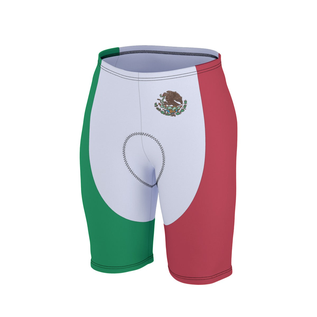 Mexico Flag Inspired Men’s Cycling Shorts