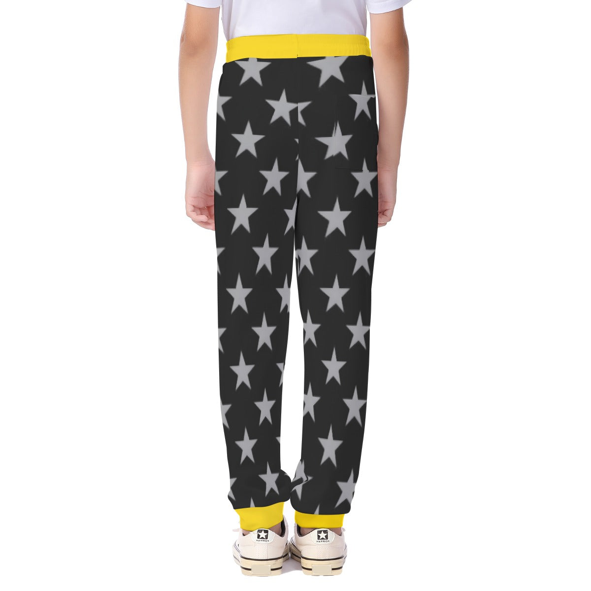 Thin Gold Line Flag Inspired Unisex Kids' Casual Pants