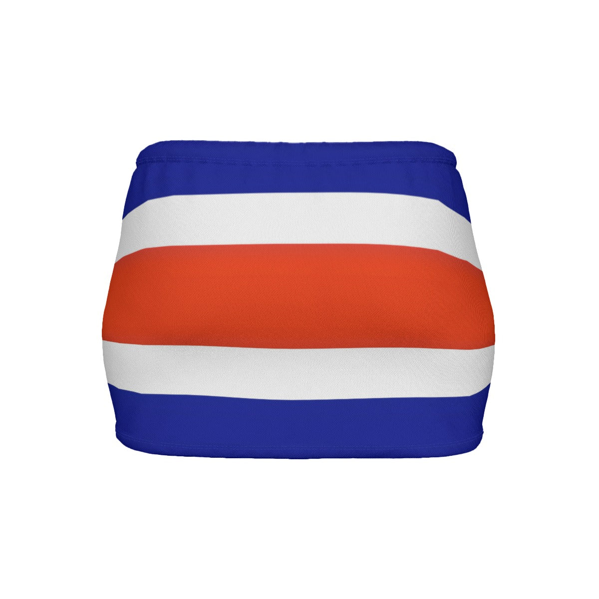 Costa Rica Flag Inspired Women’s Slinky Micro Mini Skirt