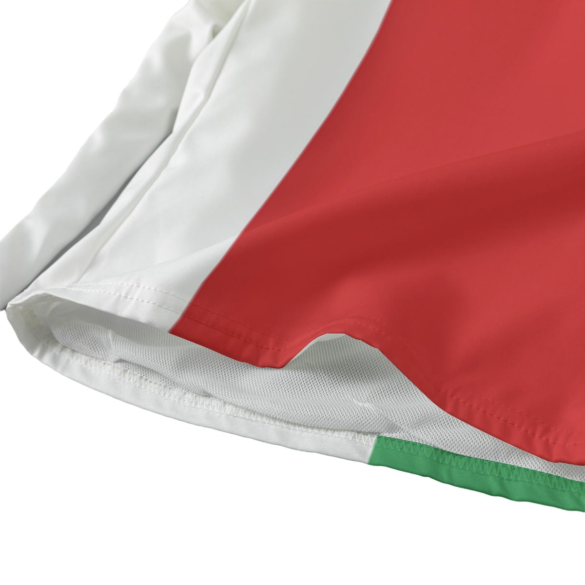 Red, white, green flag shirt by Luv My Flag brand.