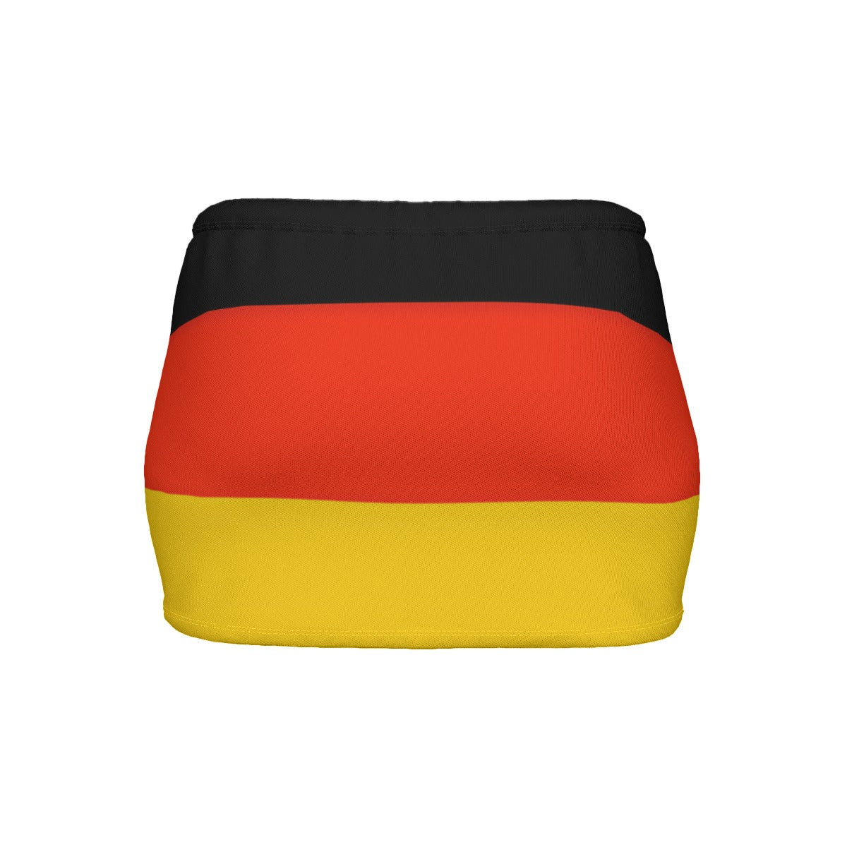 Germany Flag Inspired Women’s Slinky Micro Mini Skirt