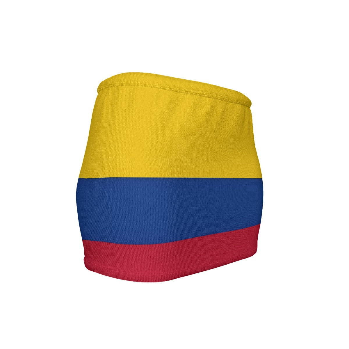 Colombia Flag Inspired Women’s Slinky Micro Mini Skirt