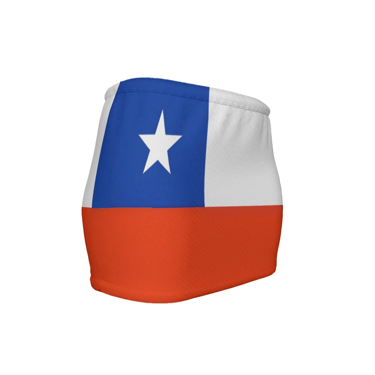 Chile Flag Inspired Women’s Slinky Micro Mini Skirt