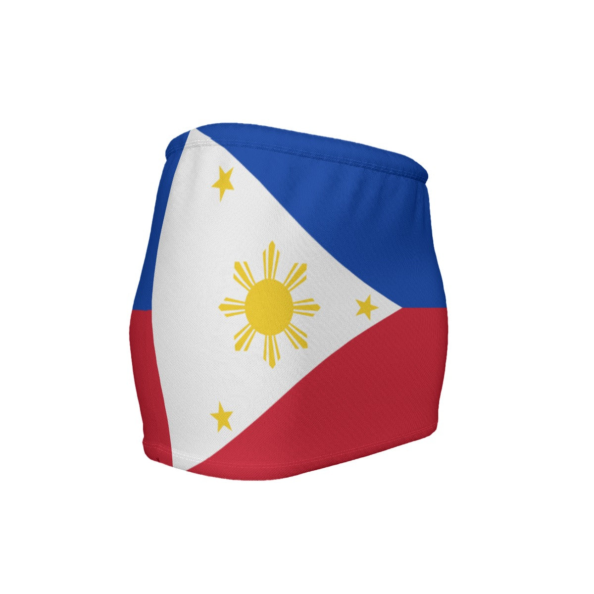 Philippines Flag Inspired Women’s Slinky Micro Mini Skirt