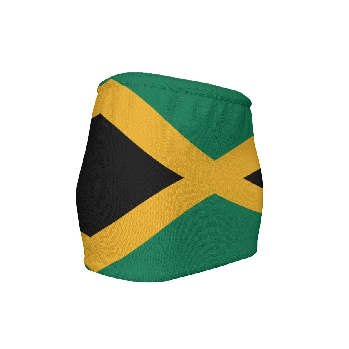Jamaica Flag Inspired Women’s Slinky Micro Mini Skirt