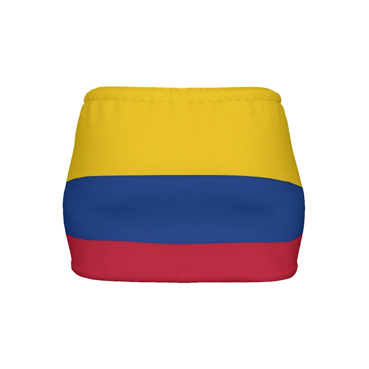 Colombia Flag Inspired Women’s Slinky Micro Mini Skirt