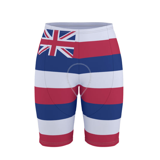 Hawaii Flag Inspired Men’s Cycling Shorts