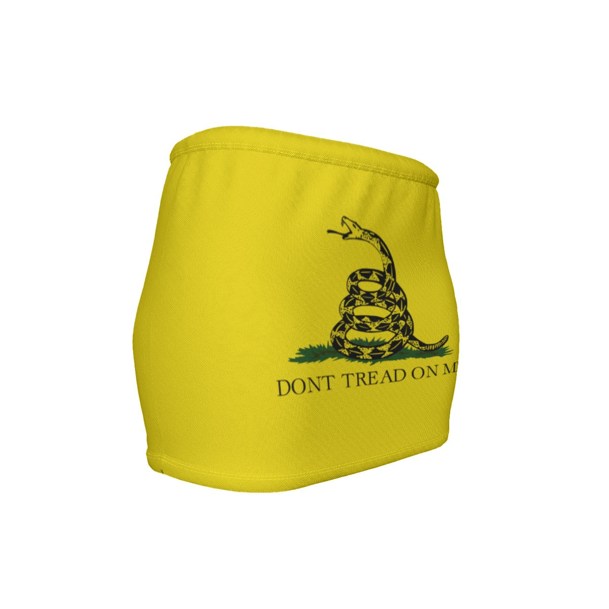 Gadsden Flag Inspired Women’s Slinky Micro Mini Skirt