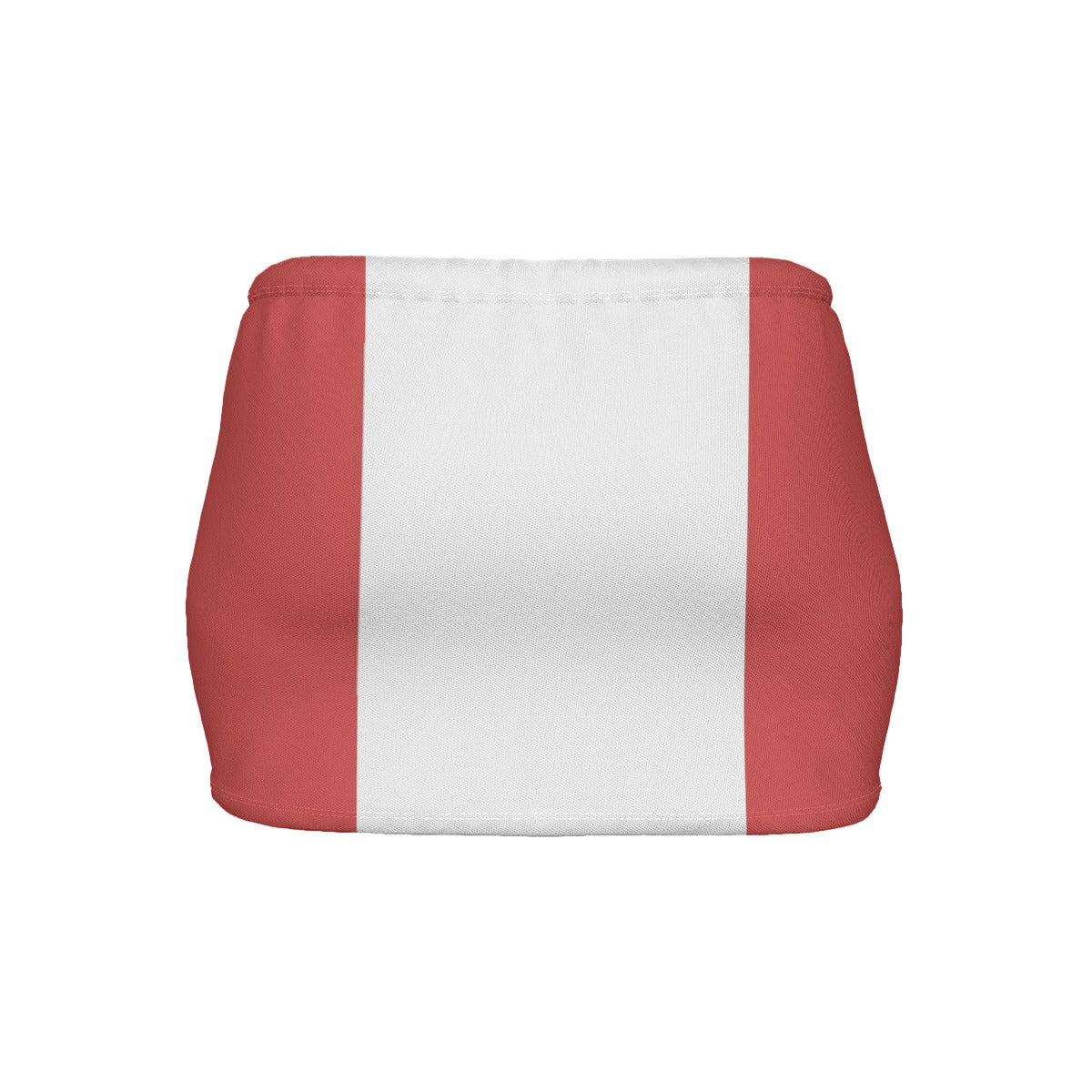 Canada Flag Inspired Women’s Slinky Micro Mini Skirt