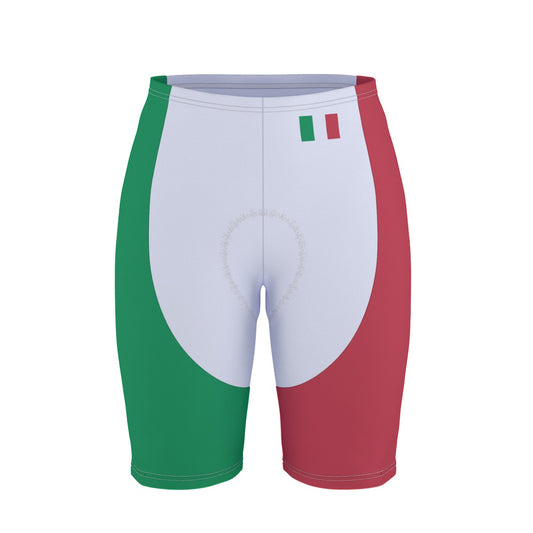 Italy Flag Inspired Men’s Cycling Shorts
