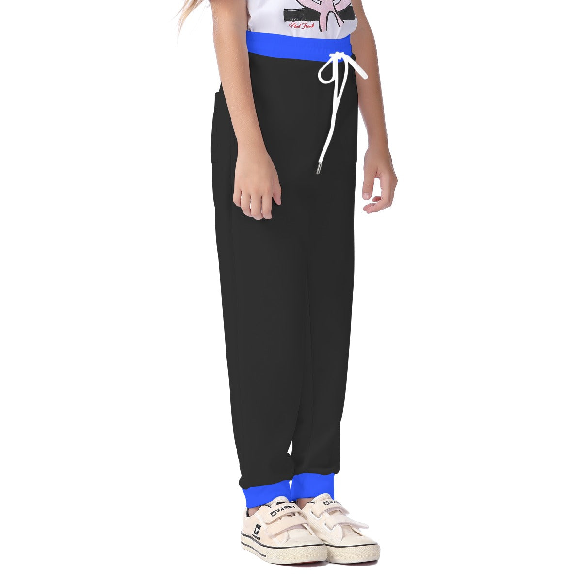 Thin Blue Line Flag Inspired Unisex Kids' Casual Pants Style-2