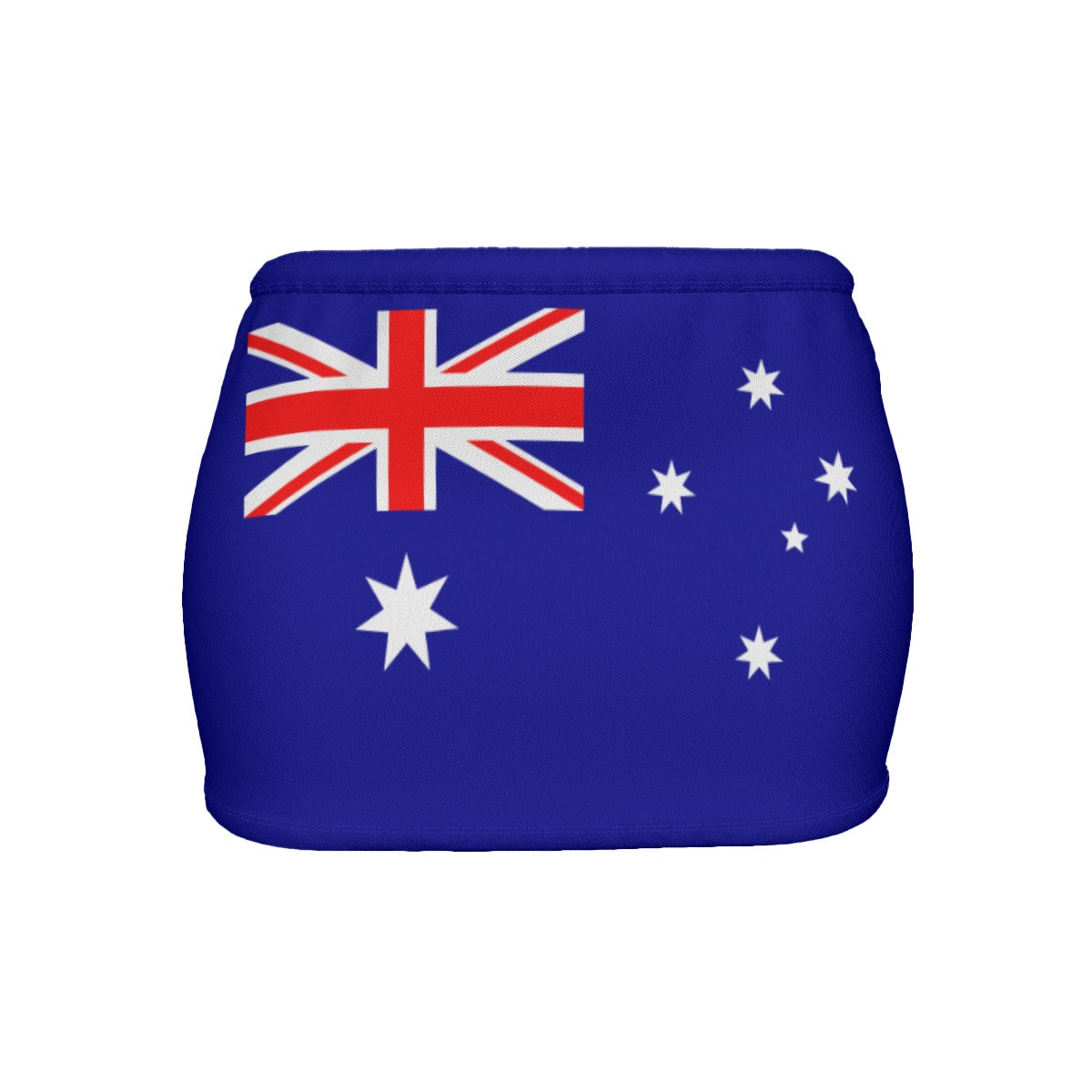 Australia Flag Inspired Women’s Slinky Micro Mini Skirt