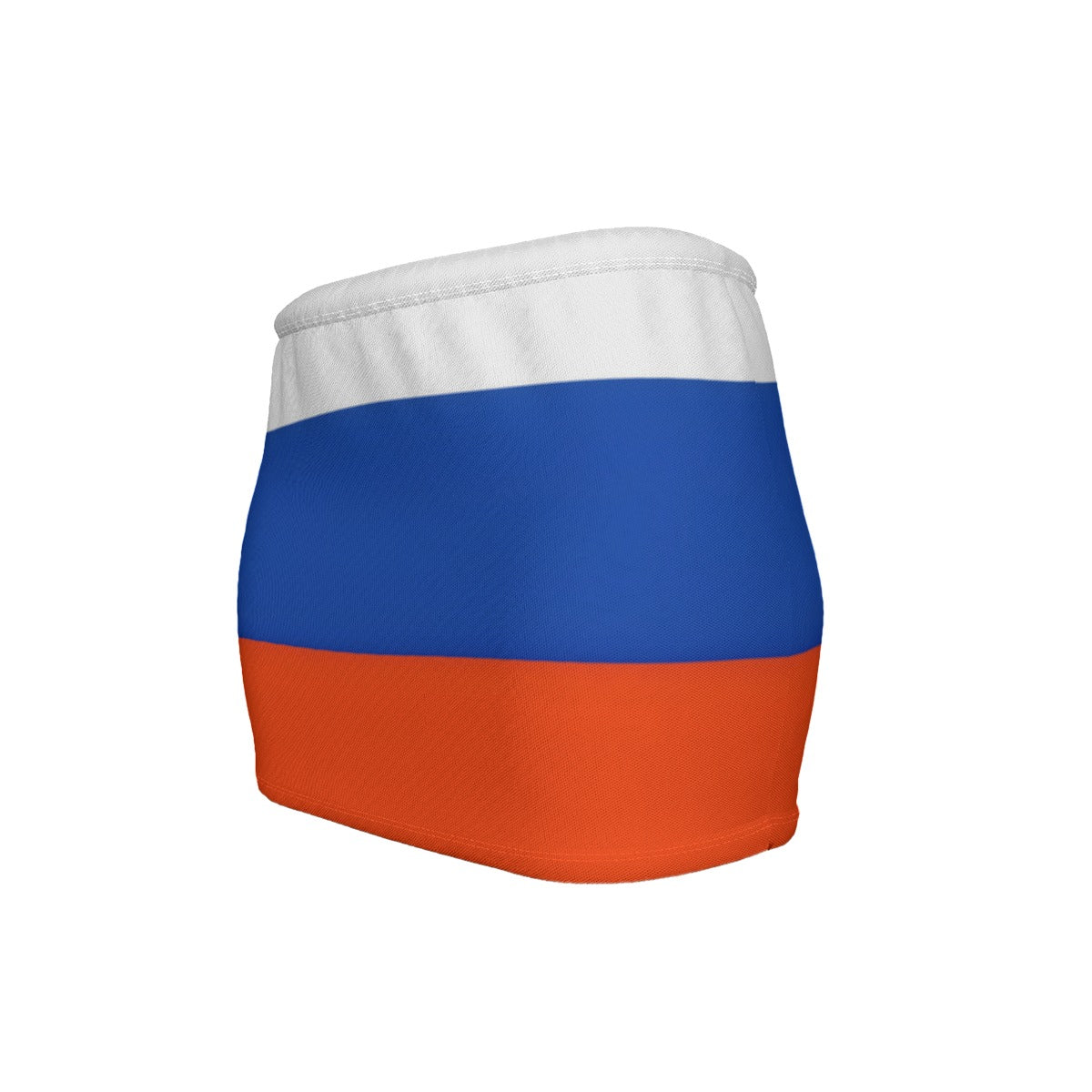 Russia Flag Inspired Women’s Slinky Micro Mini Skirt