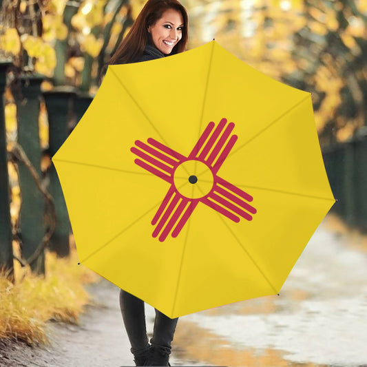 New Mexico State Flag Auto Open & Close Travel Umbrella