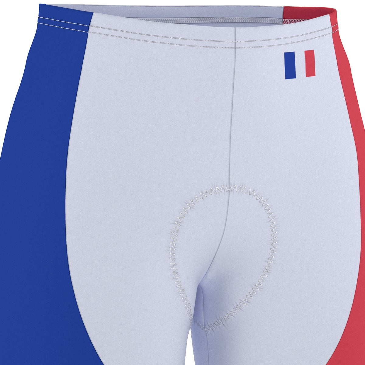 France Flag Inspired Men’s Cycling Shorts