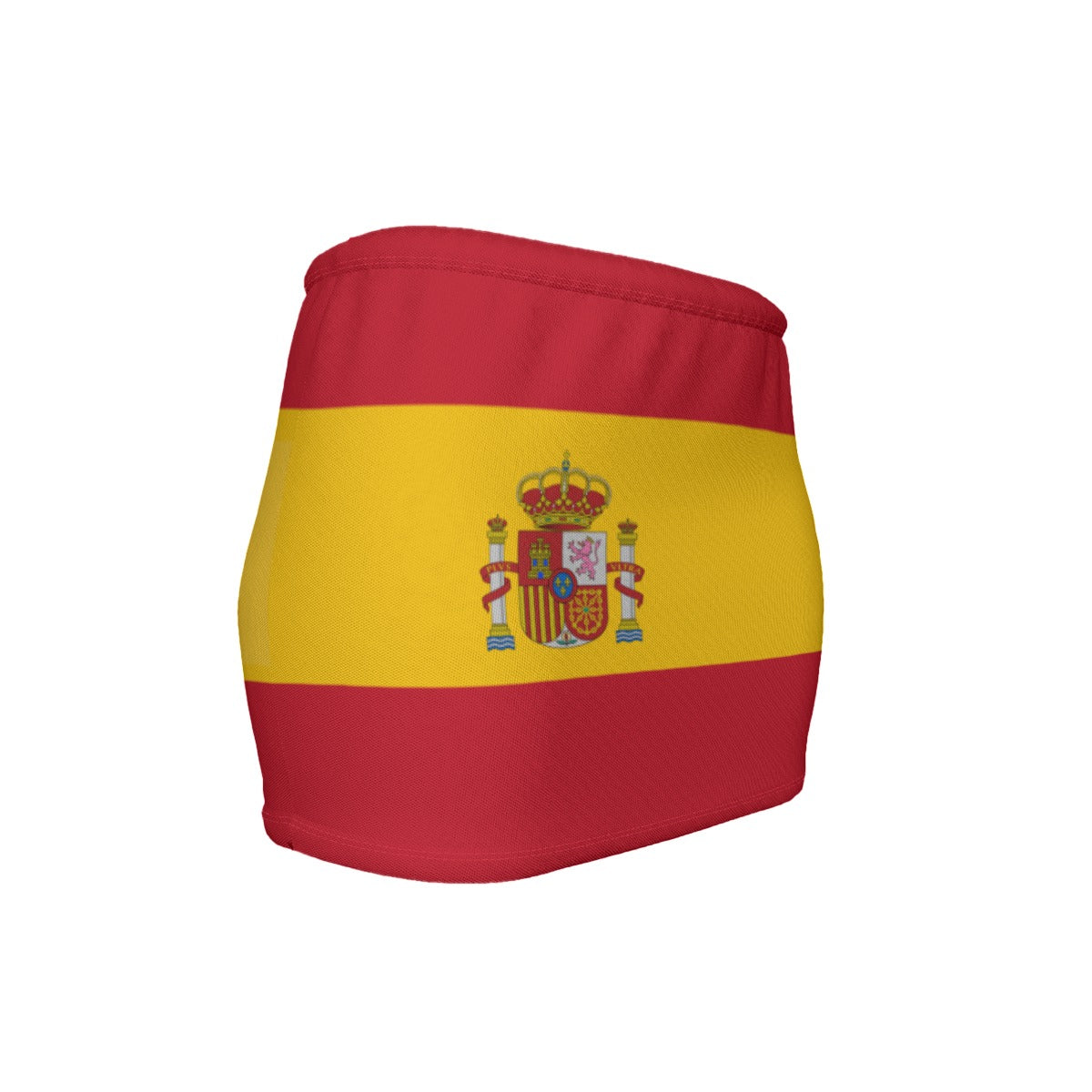 Spain Flag Inspired Women’s Slinky Micro Mini Skirt