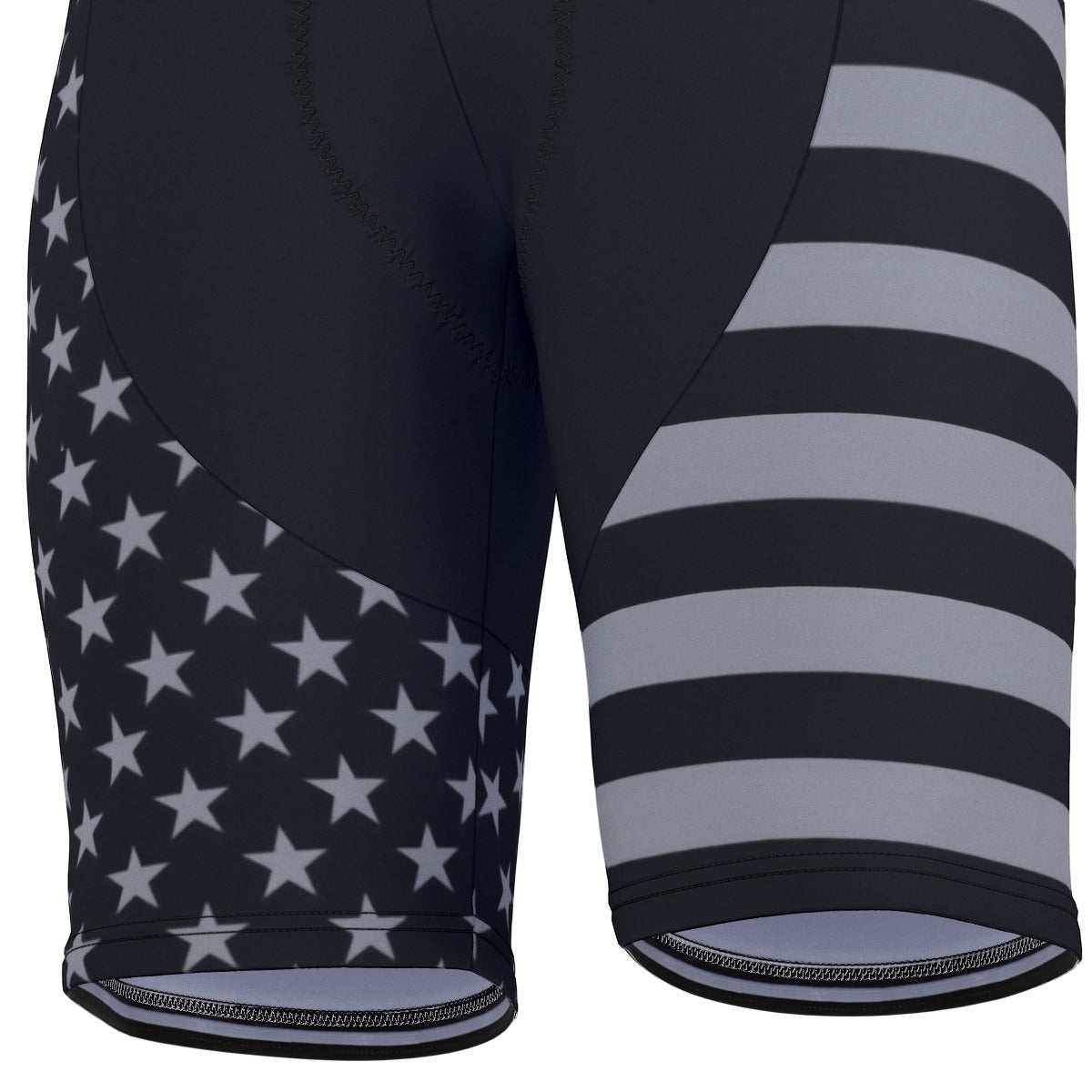 Thin Green Line (subdues) Flag Inspired Men’s Cycling Shorts