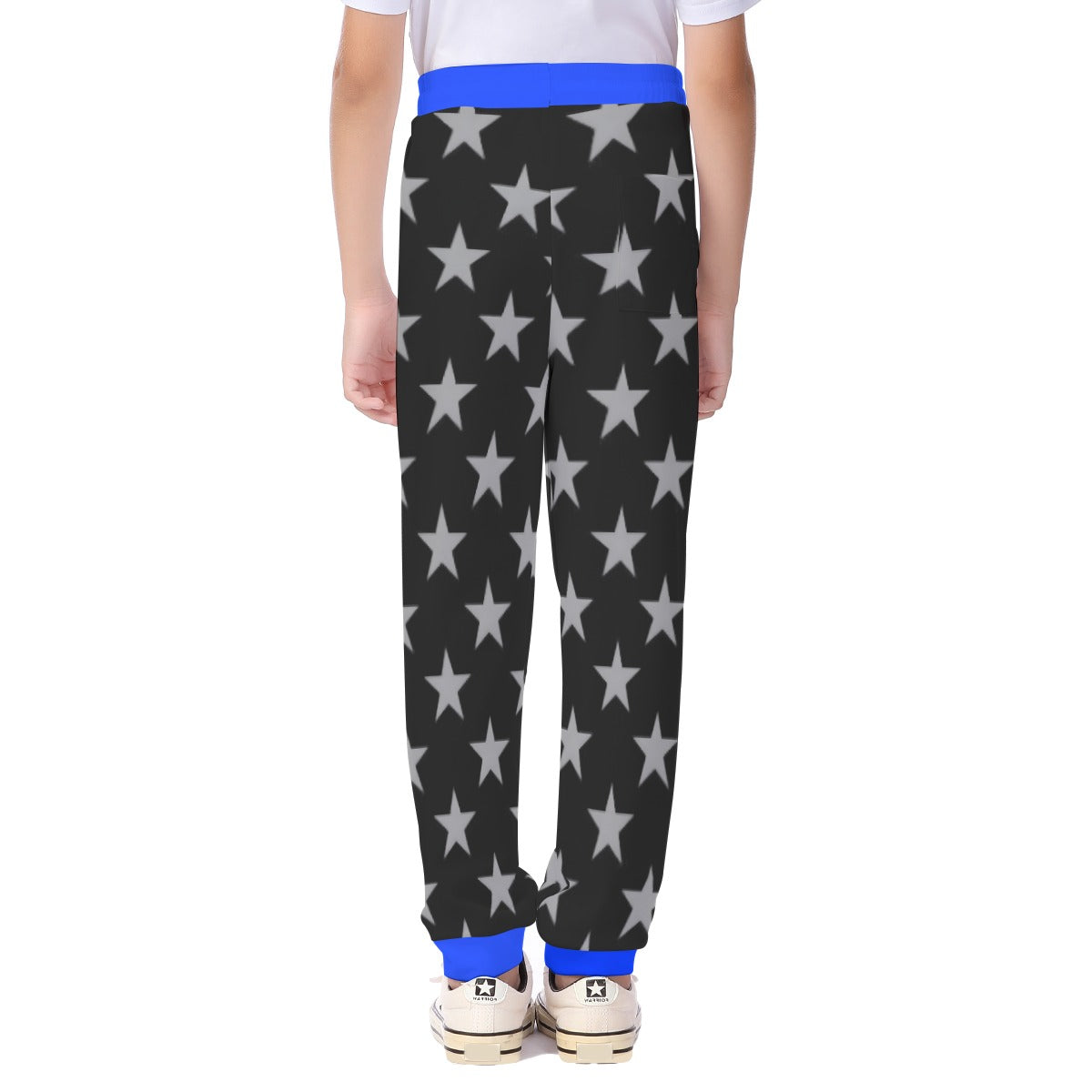Thin Blue Line Flag Inspired Unisex Kids' Casual Pants