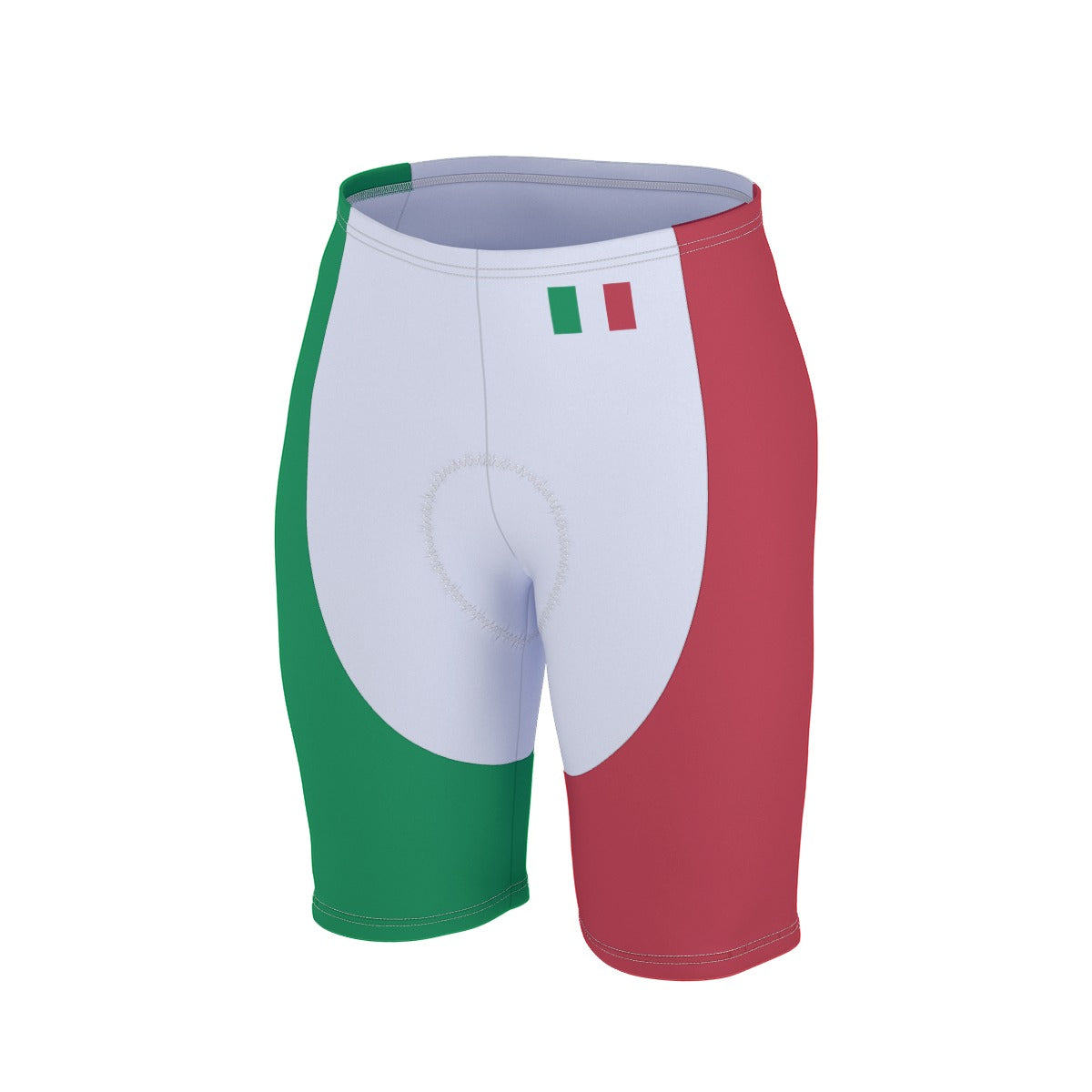 Italy Flag Inspired Men’s Cycling Shorts