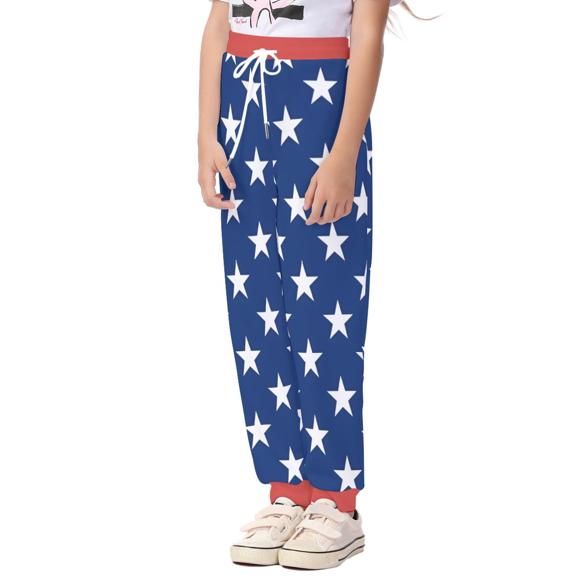 USA/America Flag Inspired Unisex Kids' Casual Pants