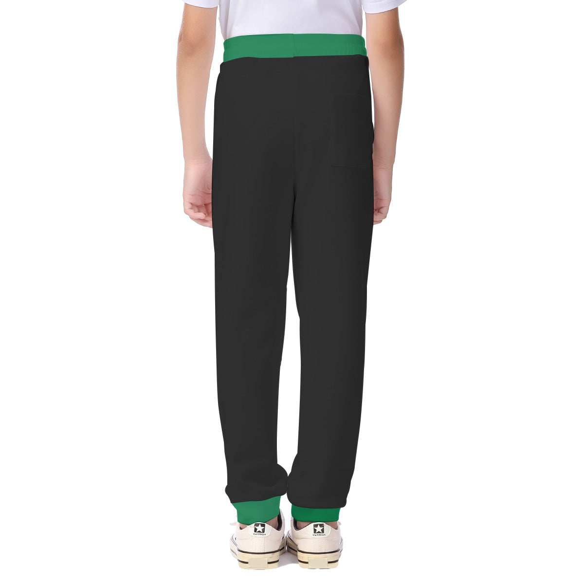 Thin Green Line Flag Inspired Unisex Kids' Casual Pants Style-2