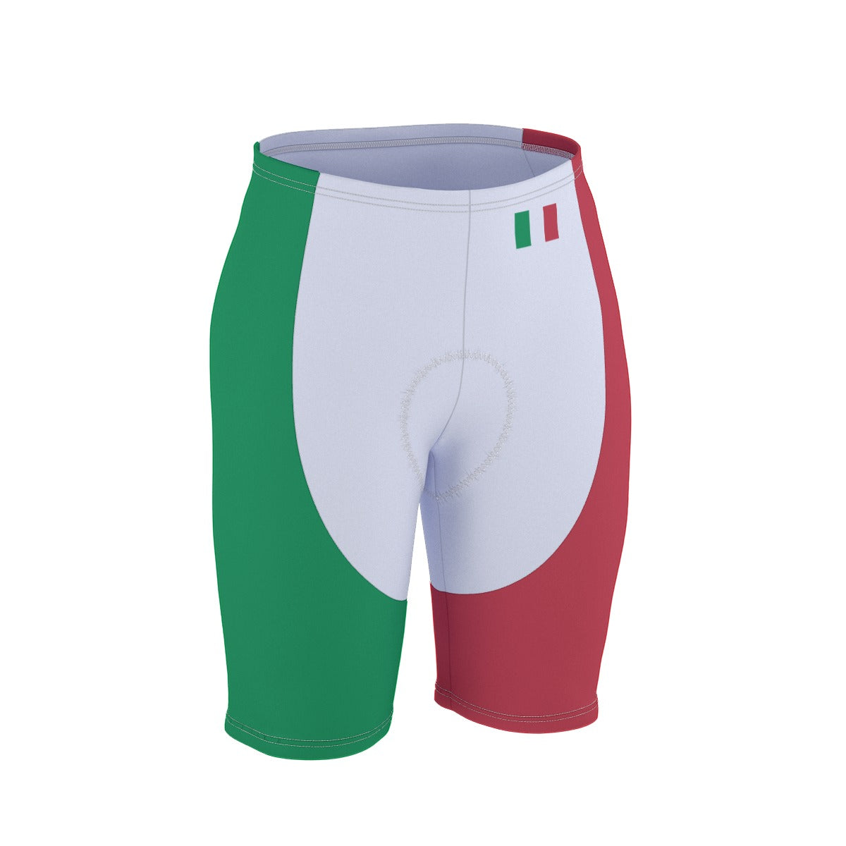 Italy Flag Inspired Men’s Cycling Shorts