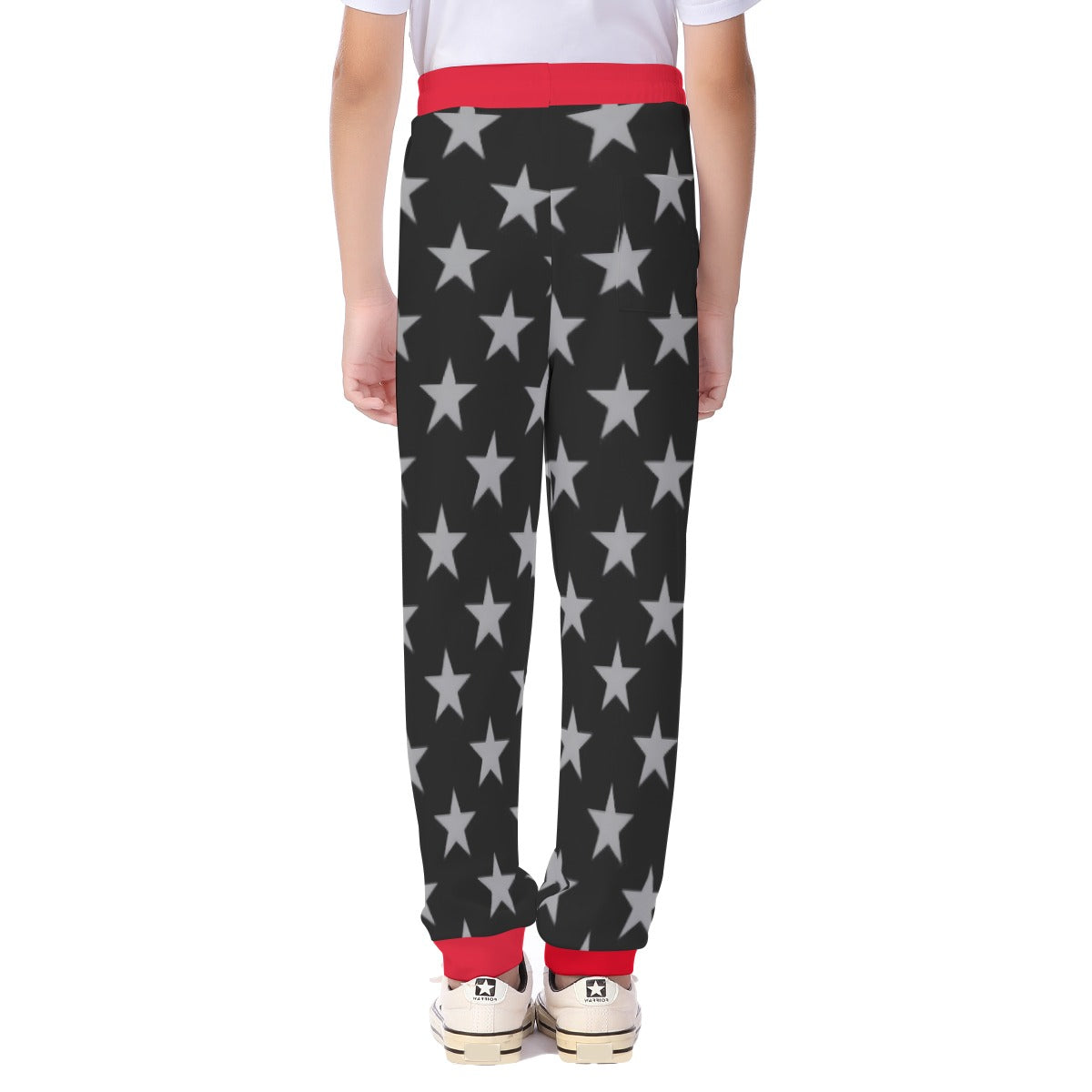 Thin Red Line Flag Inspired Unisex Kids' Casual Pants