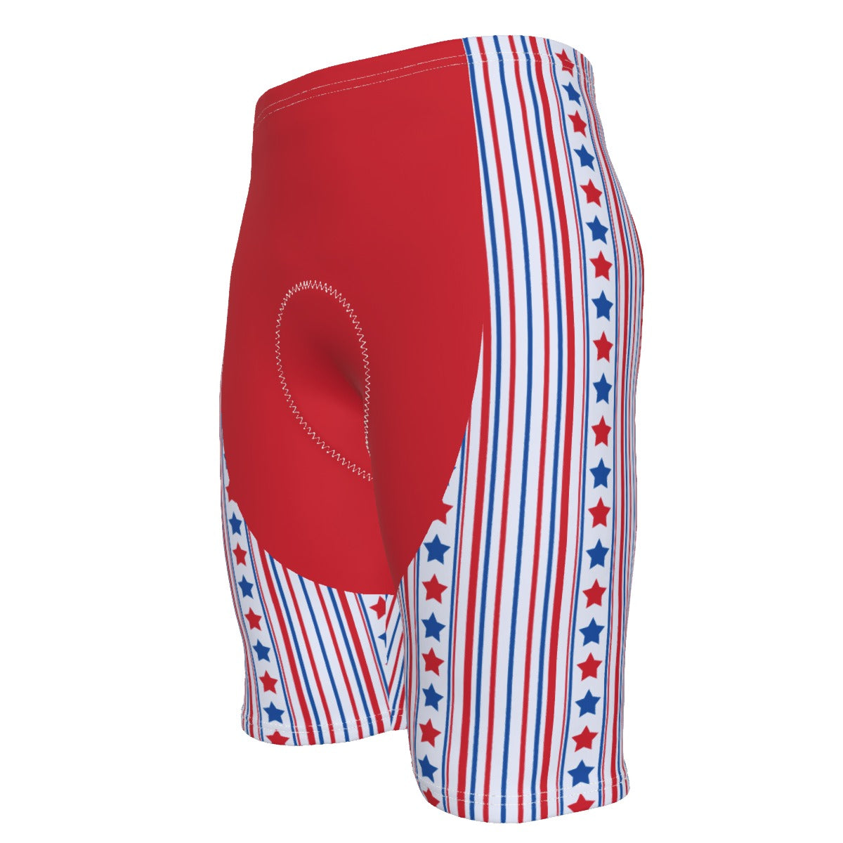 USA/American Flag Inspired Stars and Stripes Pattern Men’s Cycling Shorts