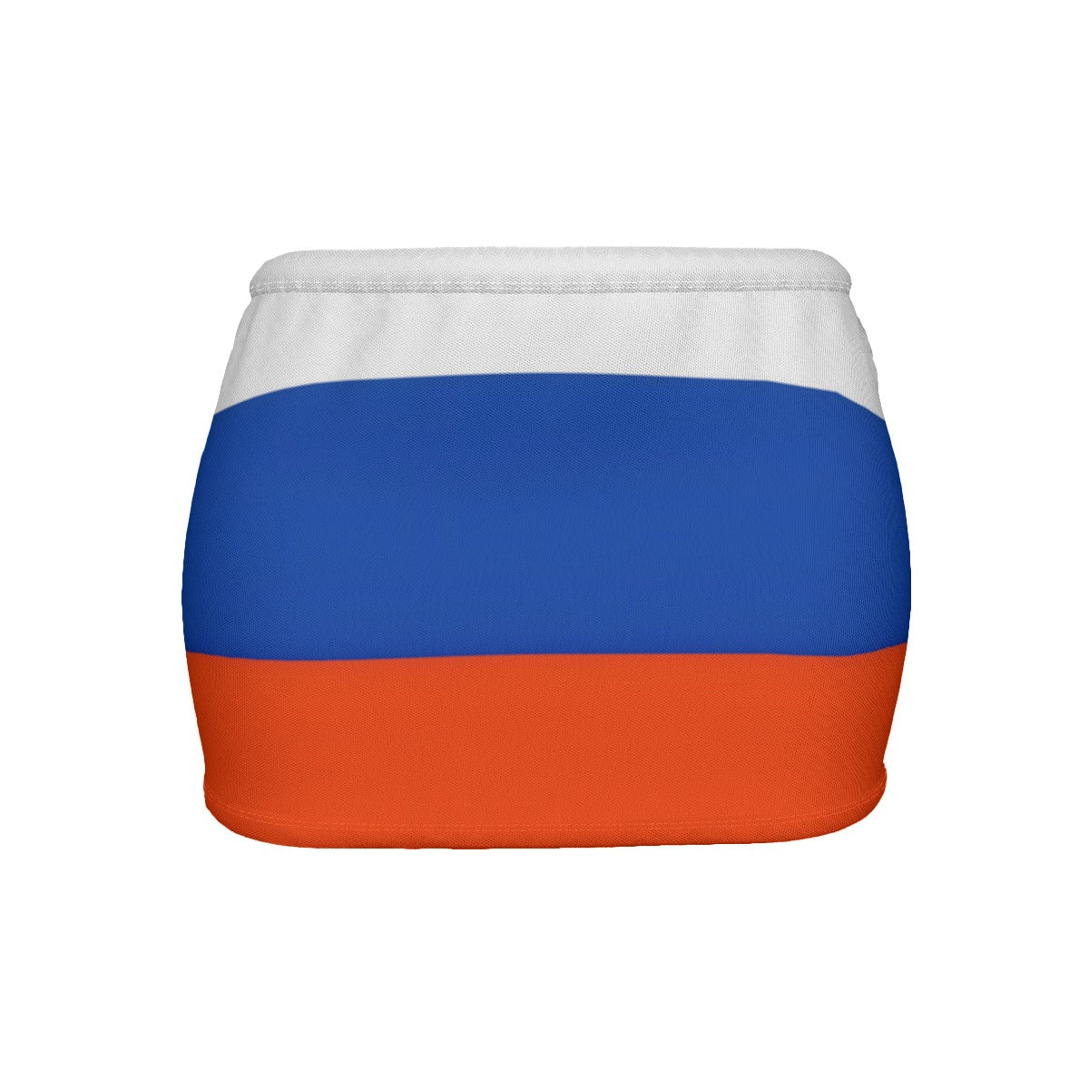 Russia Flag Inspired Women’s Slinky Micro Mini Skirt