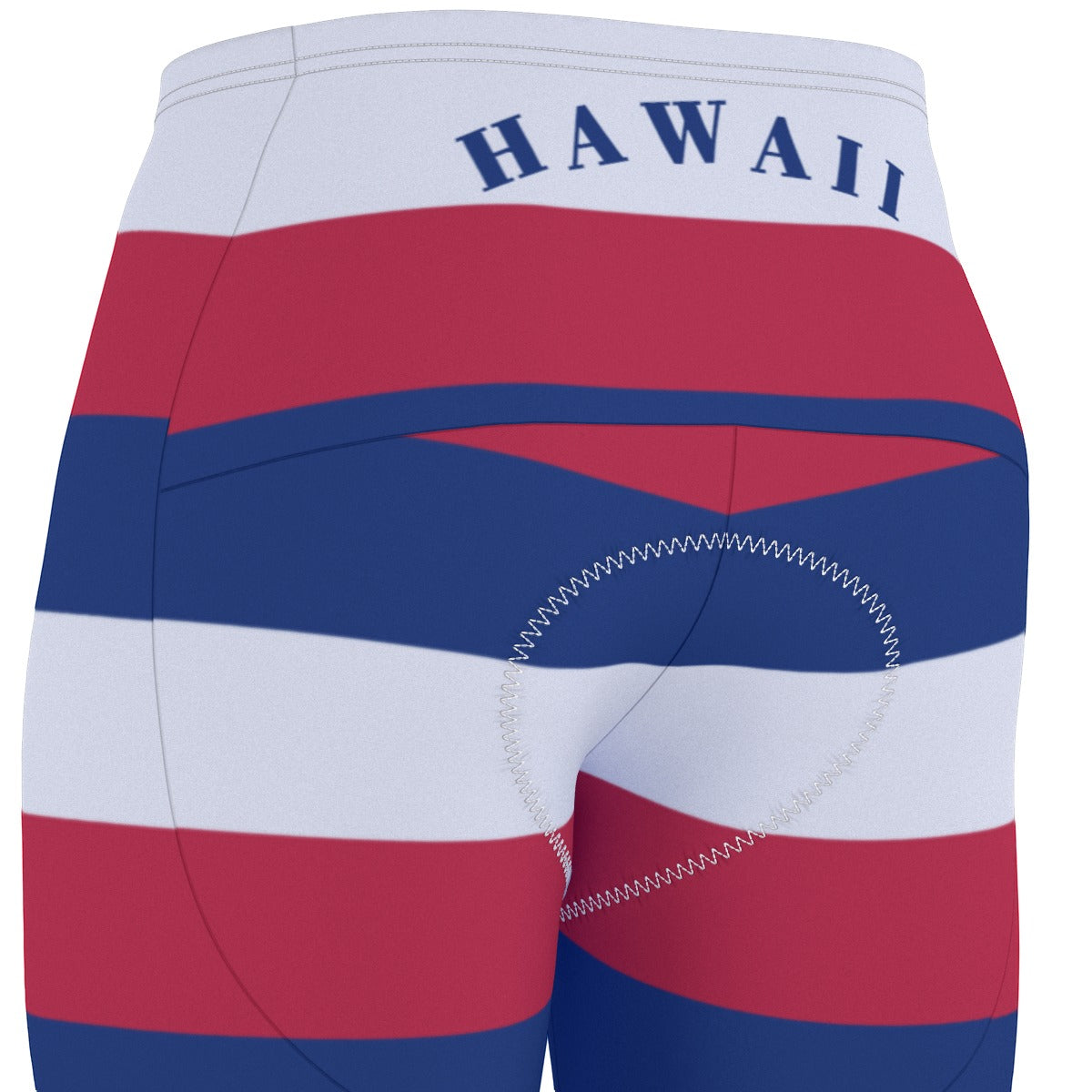 Hawaii Flag Inspired Men’s Cycling Shorts