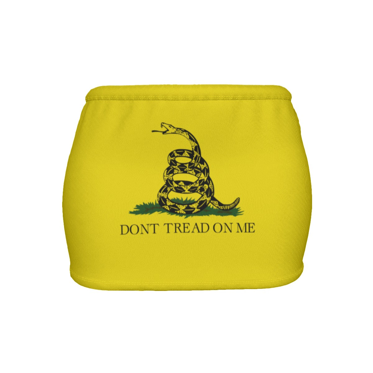 Gadsden Flag Inspired Women’s Slinky Micro Mini Skirt