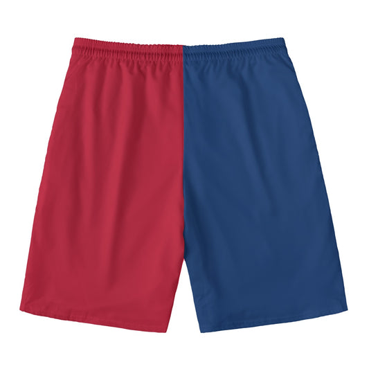 Red and blue shorts from Luv My Flag brand.