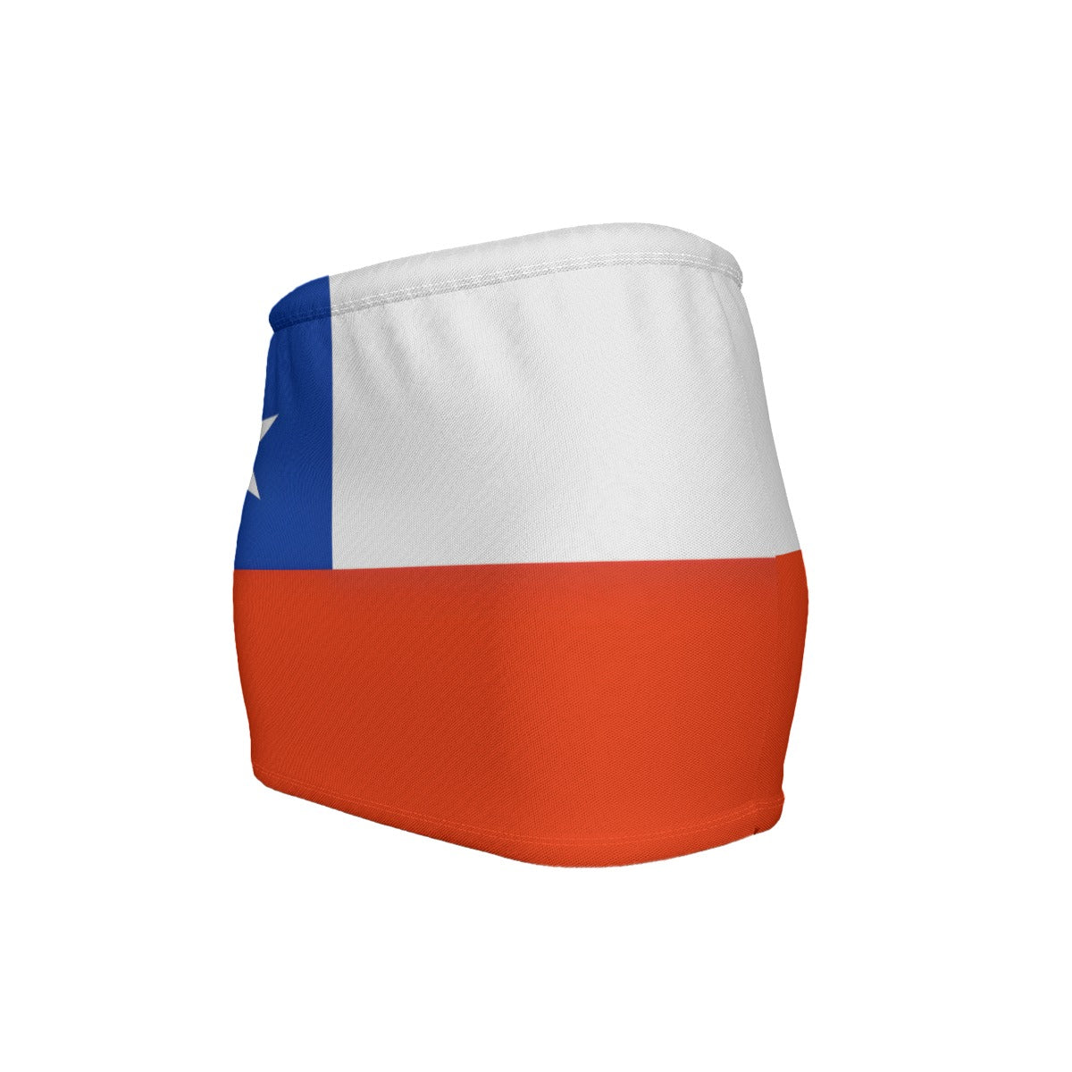 Chile Flag Inspired Women’s Slinky Micro Mini Skirt