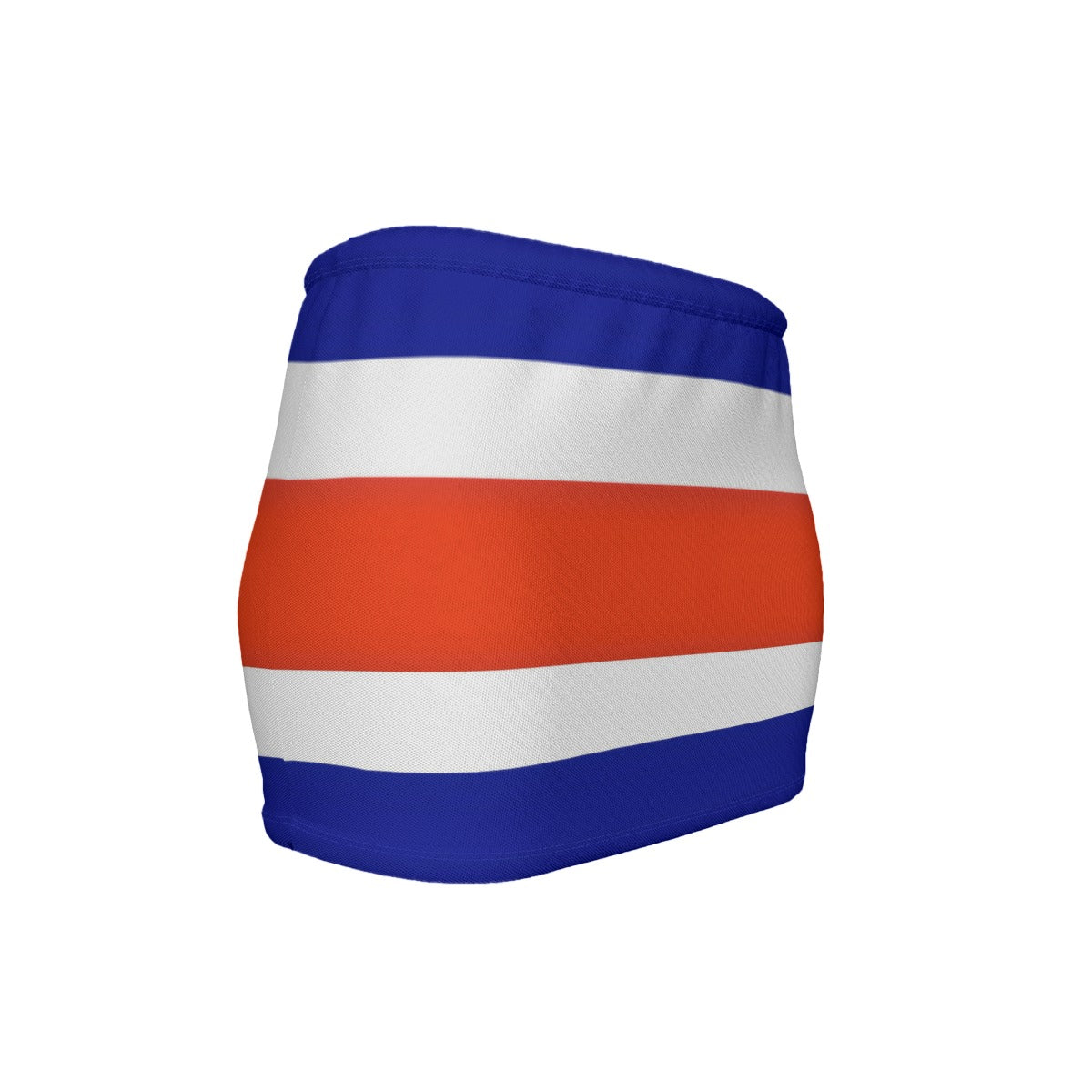 Costa Rica Flag Inspired Women’s Slinky Micro Mini Skirt