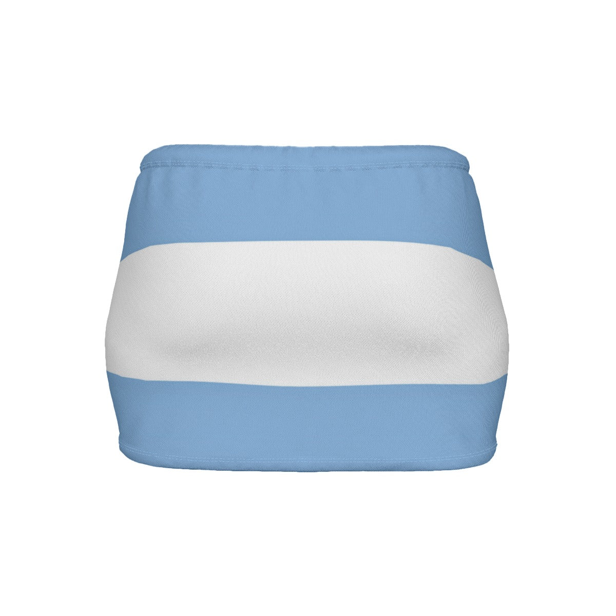Argentina Flag Inspired Women’s Slinky Micro Mini Skirt