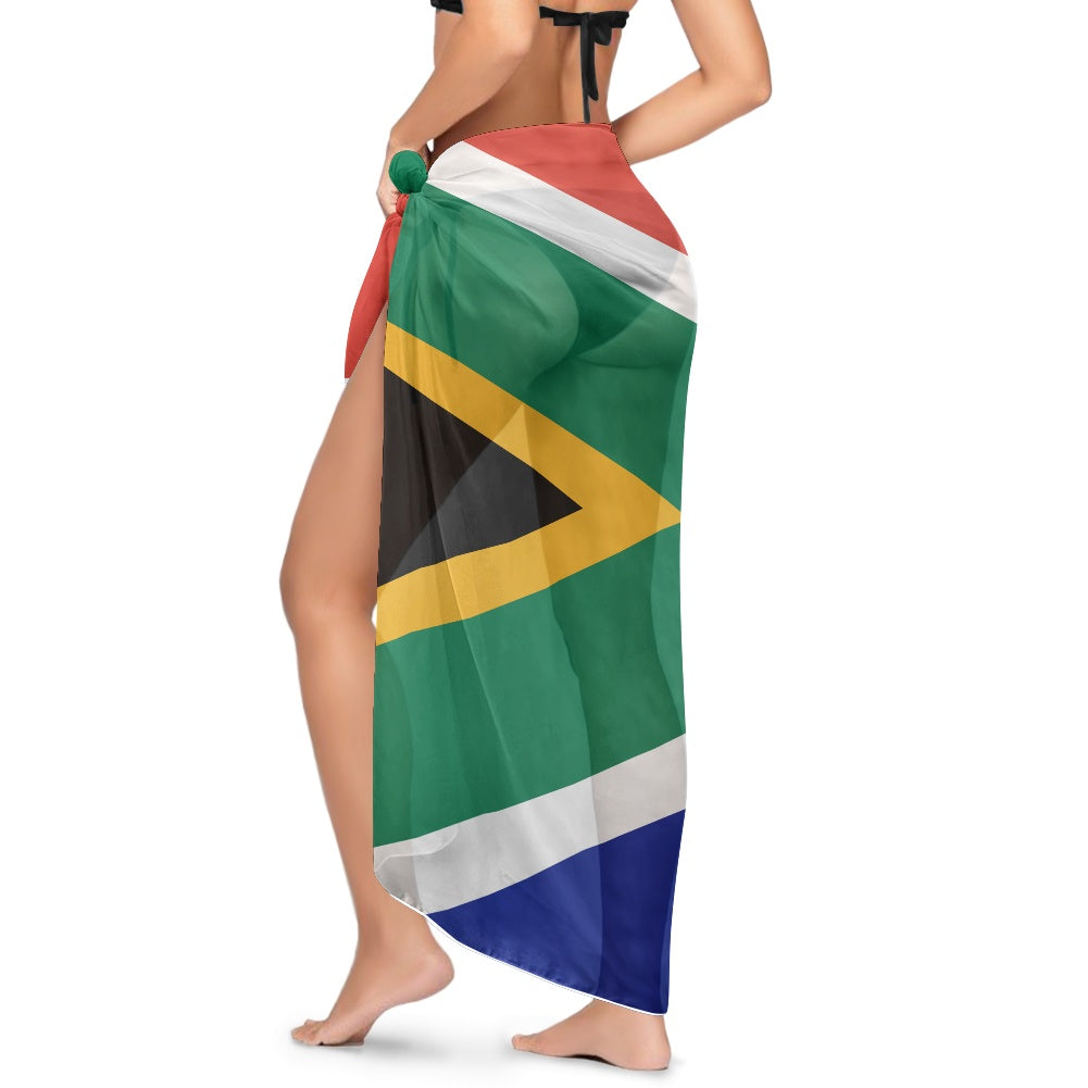 South Africa Flag Inspired Bikini Cover-Up