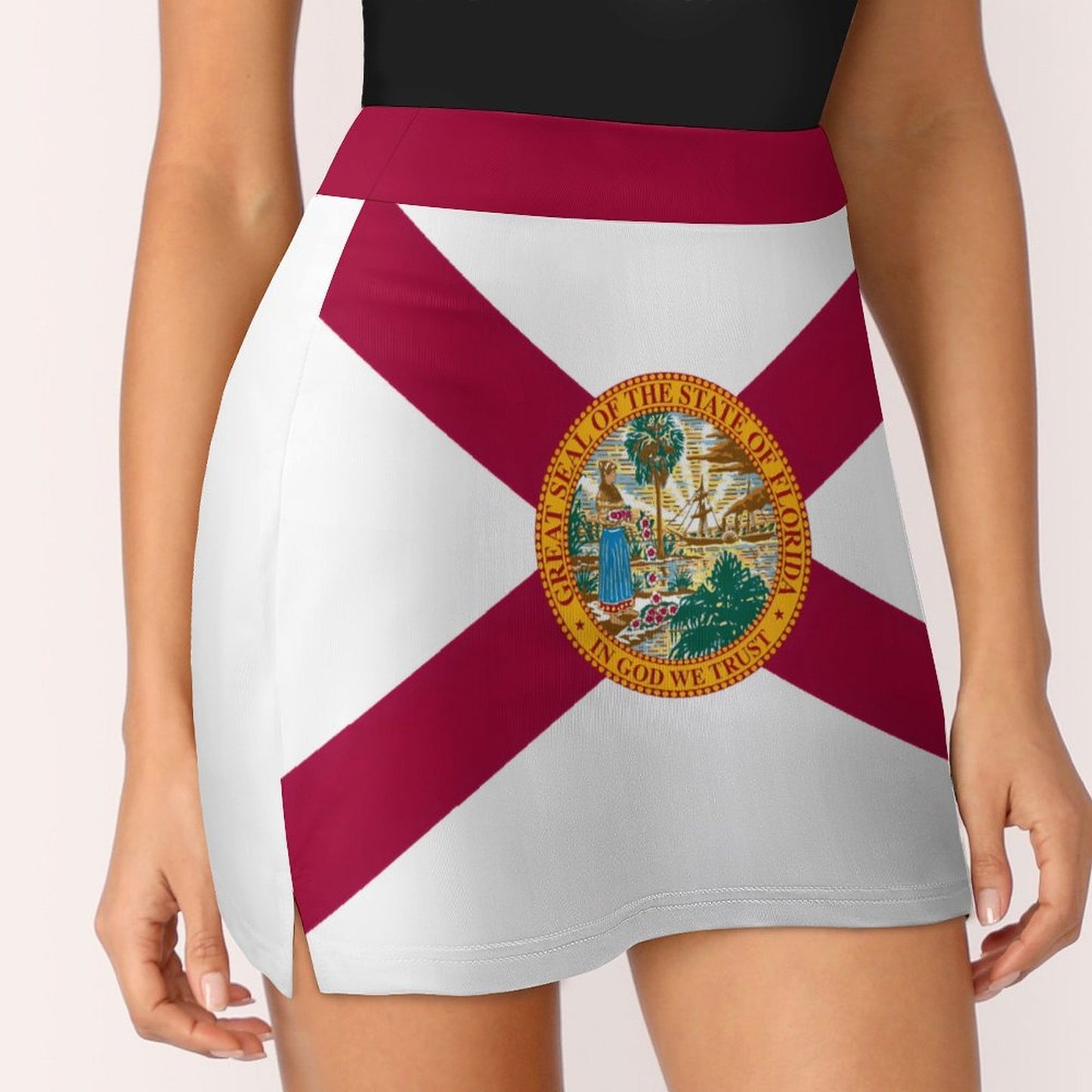 Florida Flag Inspired Women’s Skort with Pocket