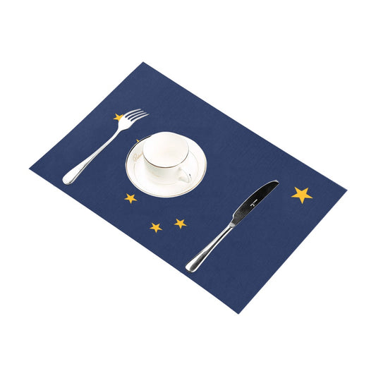 Alaska Flag Placemats 12" x 18" (Set of 6)